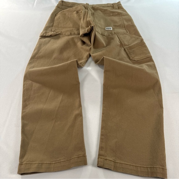 Levi’s Carpenter Jeans Men’s 32x30 Beige Denim Workwear Straight Baggy Cargo EUC - Picture 8 of 9